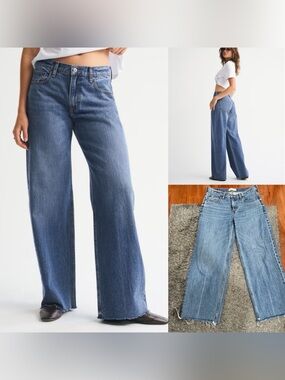 Abercrombie & Fitch Low Rise Ultra Loose Jeans